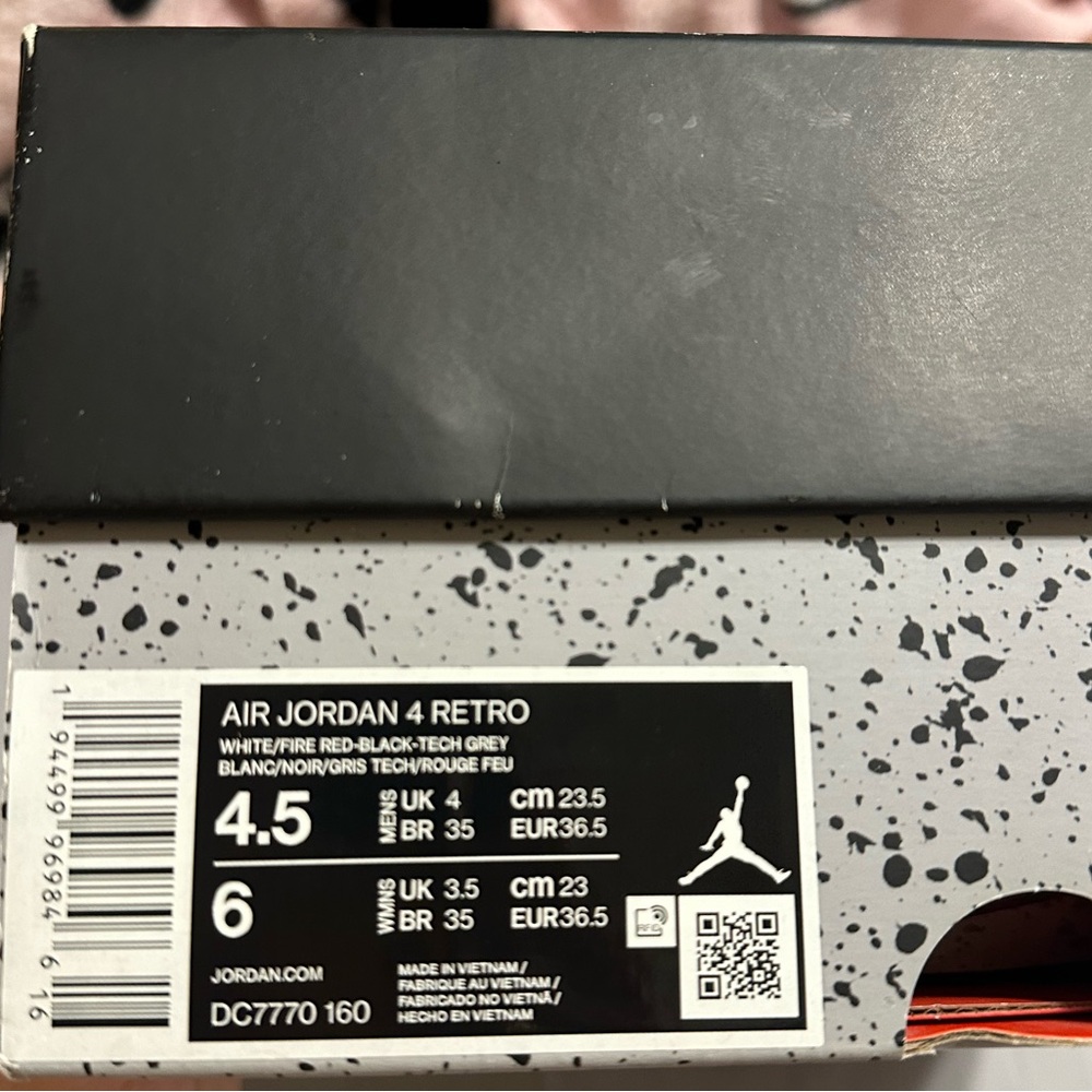 Air Jordan 4 Fire Reds - Picture 8 of 8